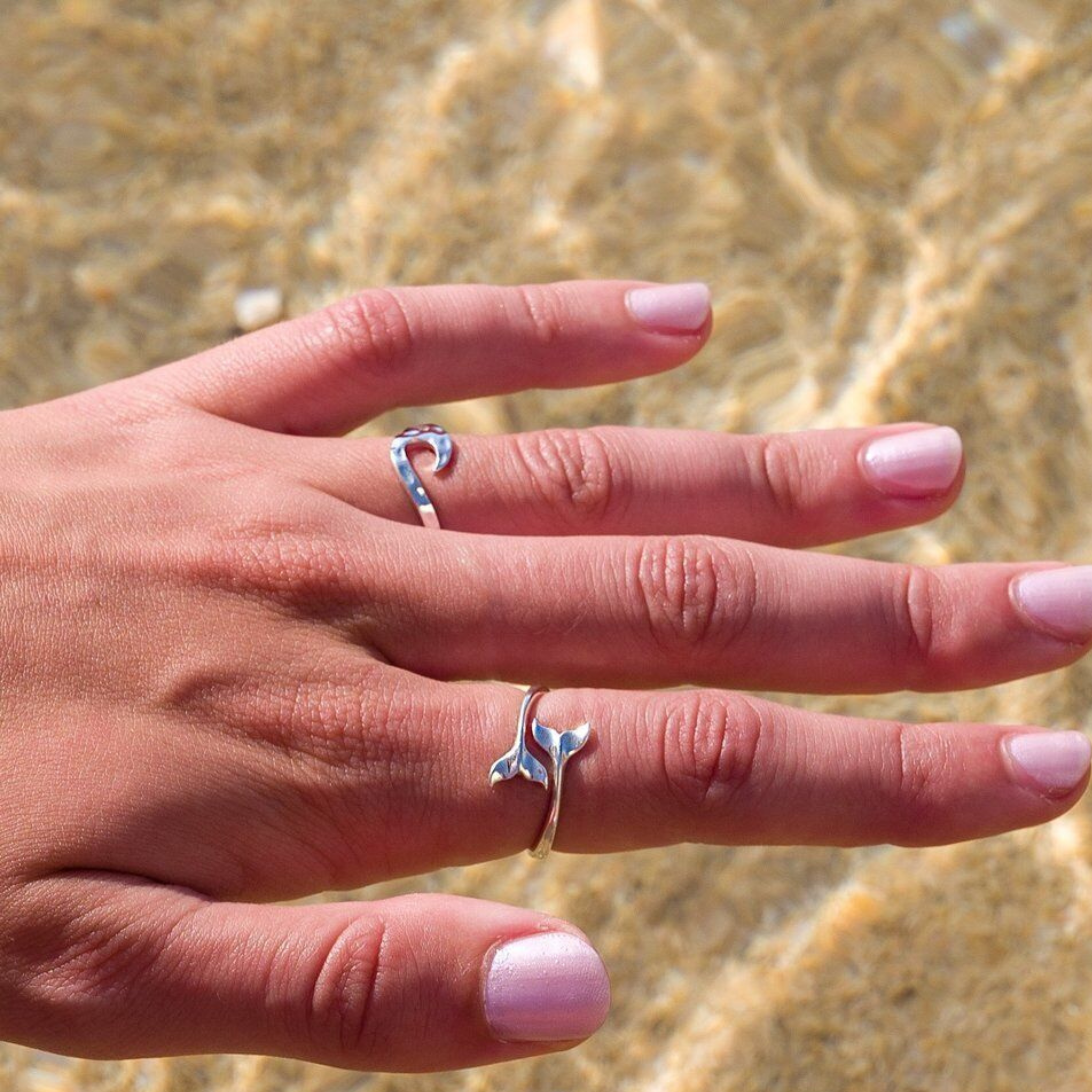 Bague Double Queue de Baleine