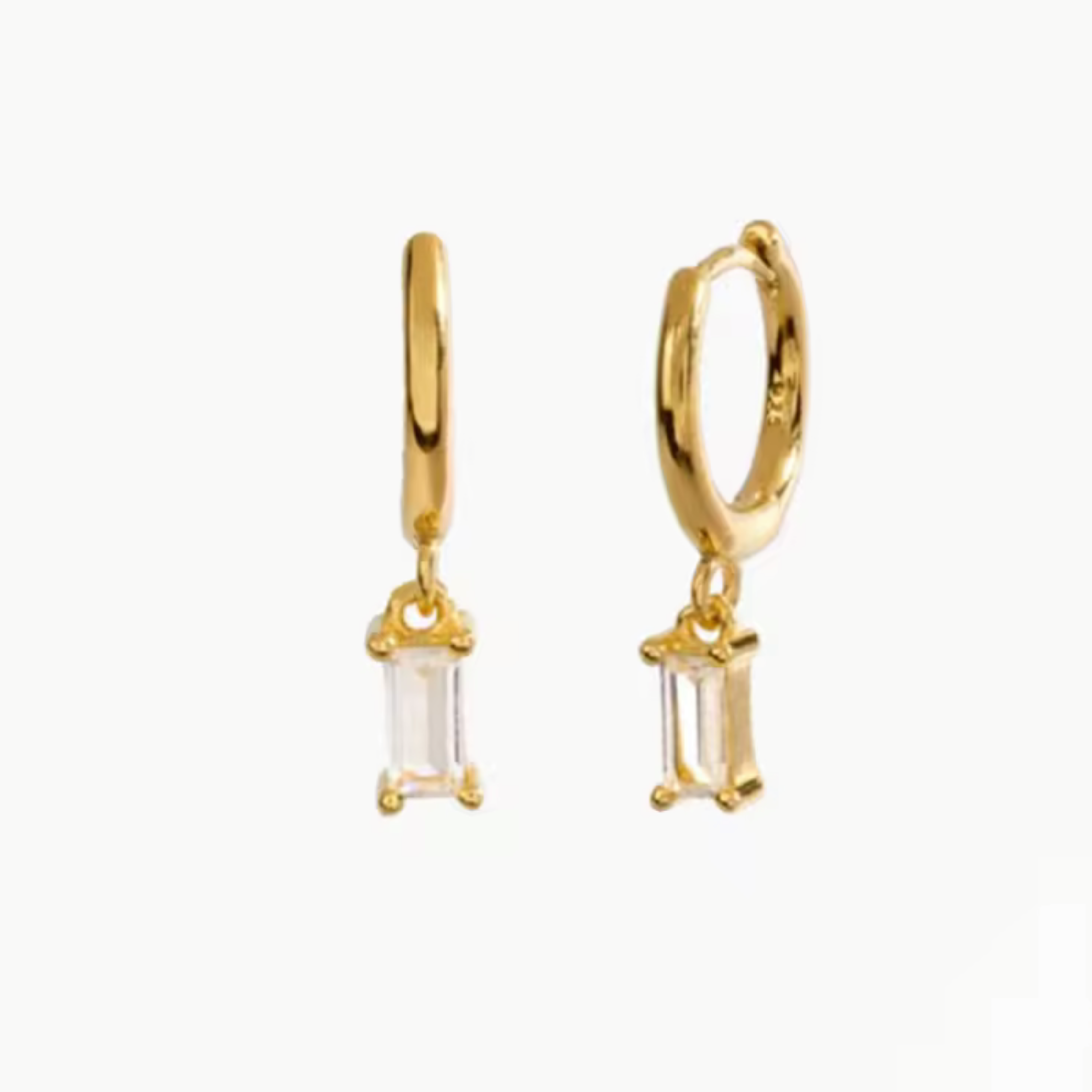 Boucle d'Oreille Goutte de Cristal