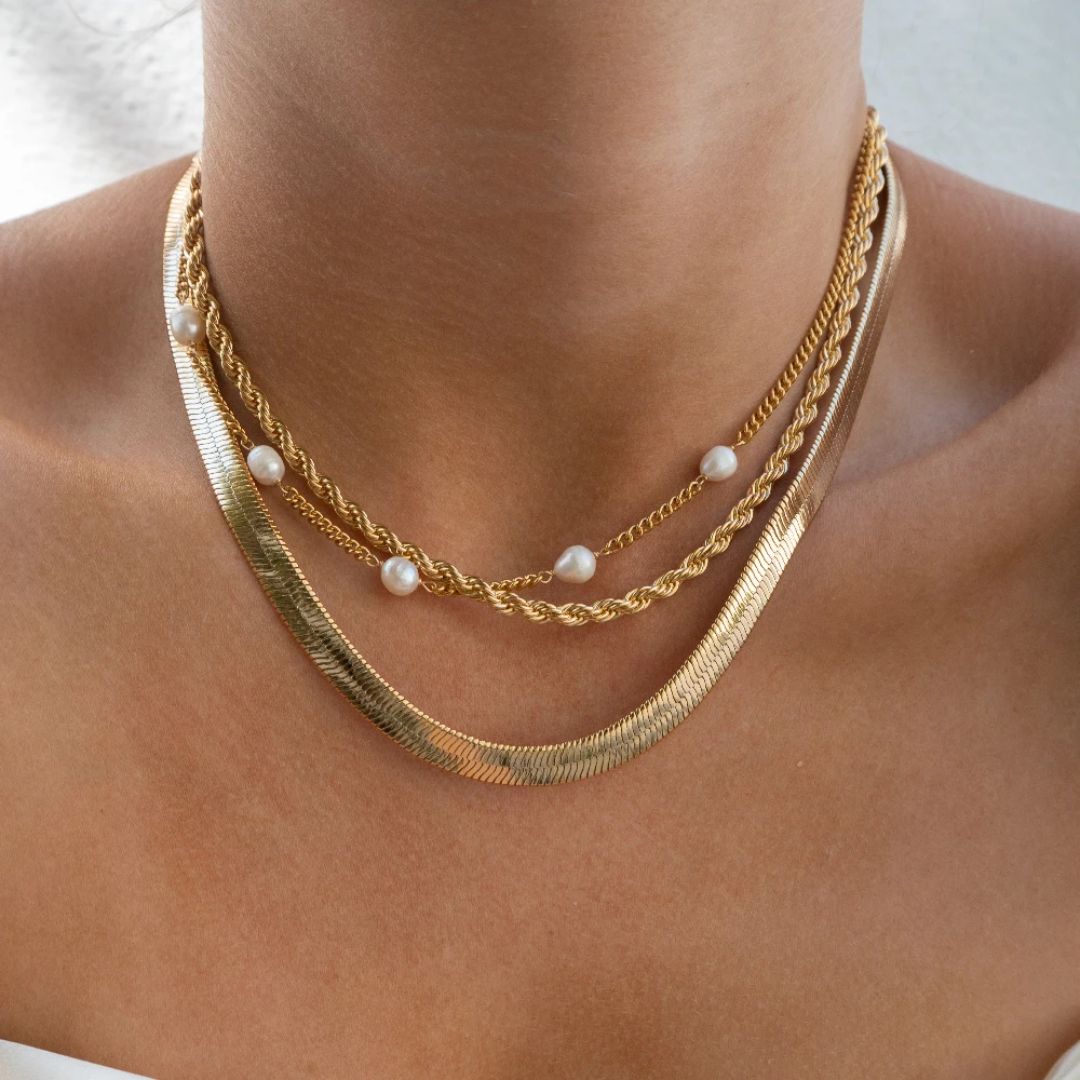 Collier Chaine Torsadé