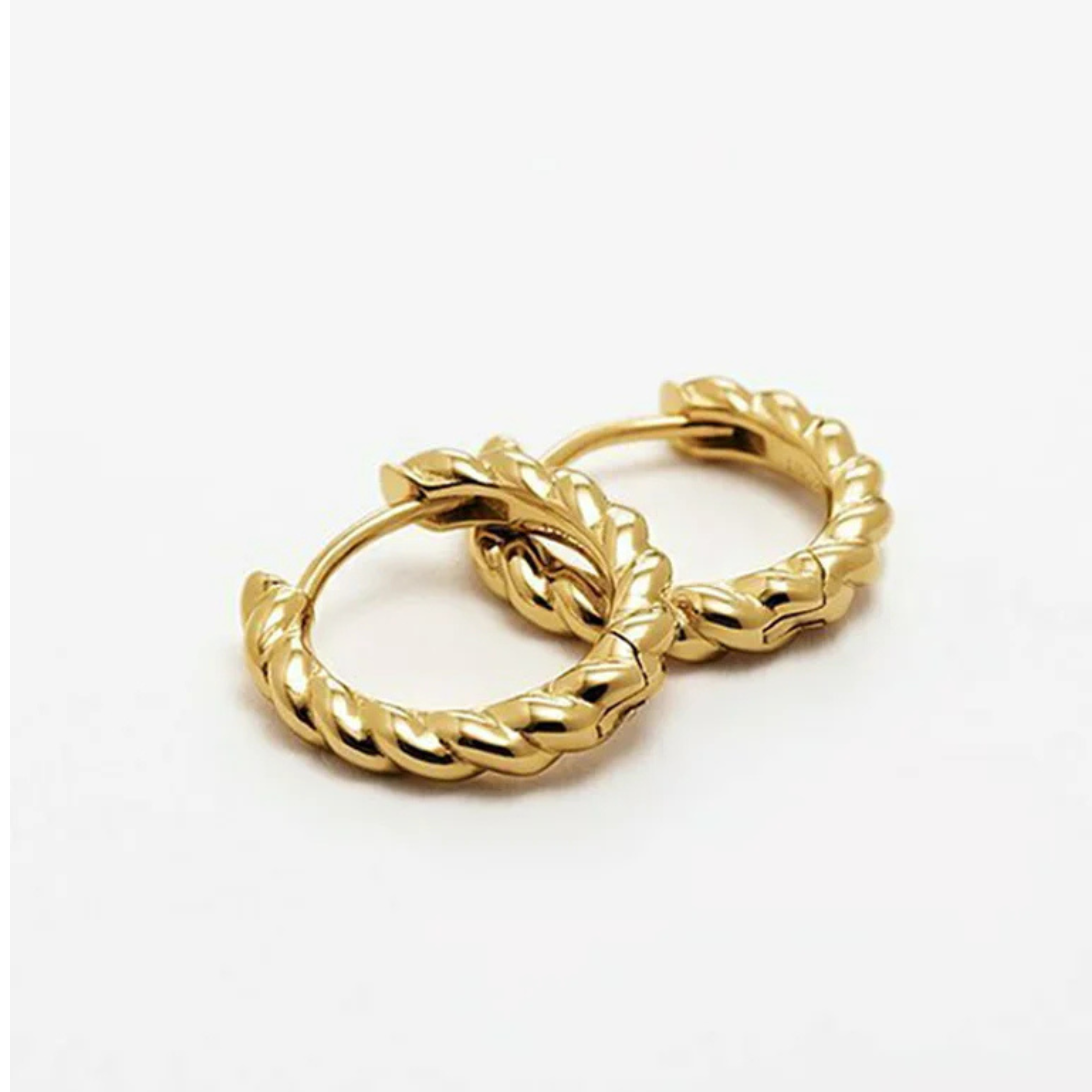 Boucles d'Oreilles Triple Torsadé