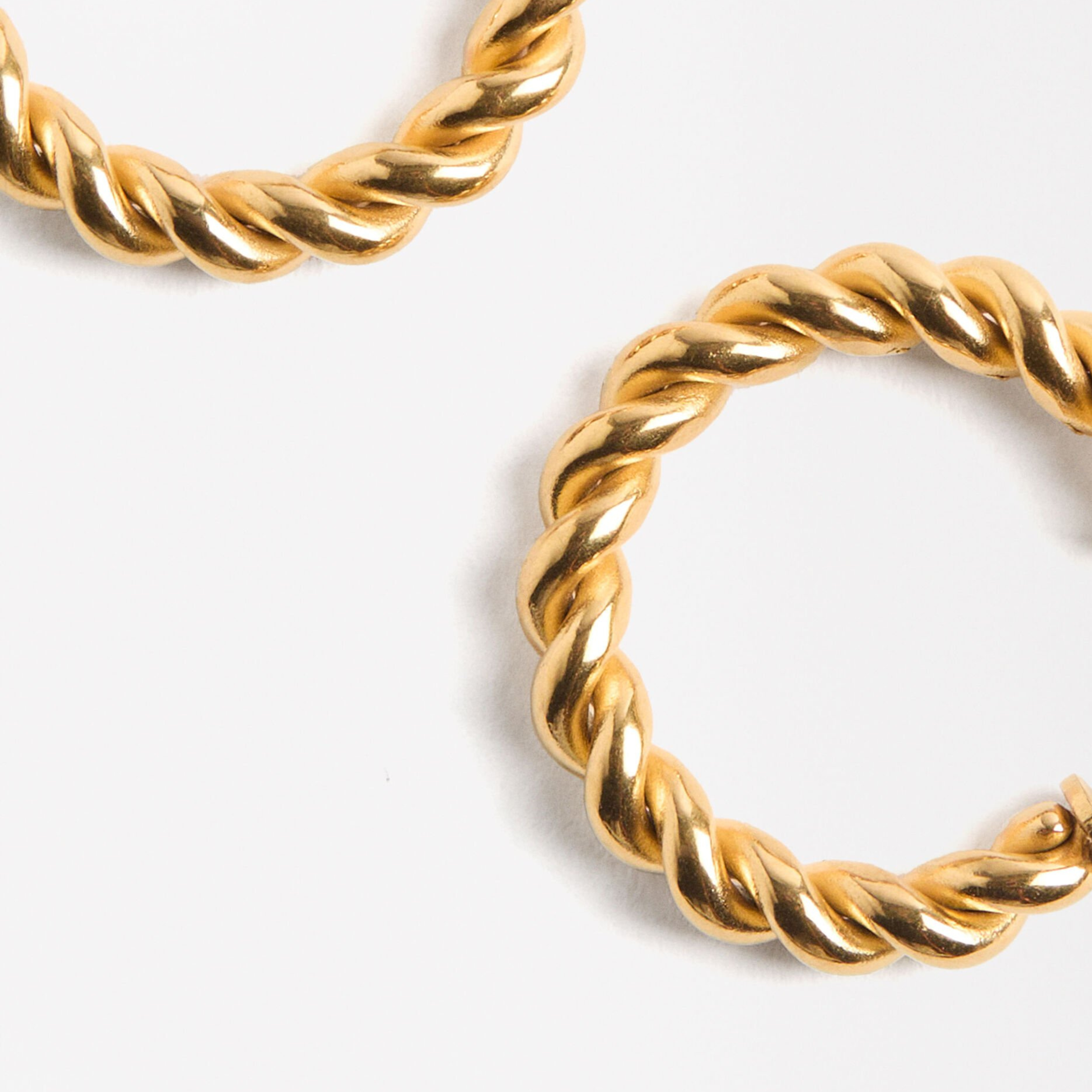 Boucles d'Oreilles Triple Torsadé
