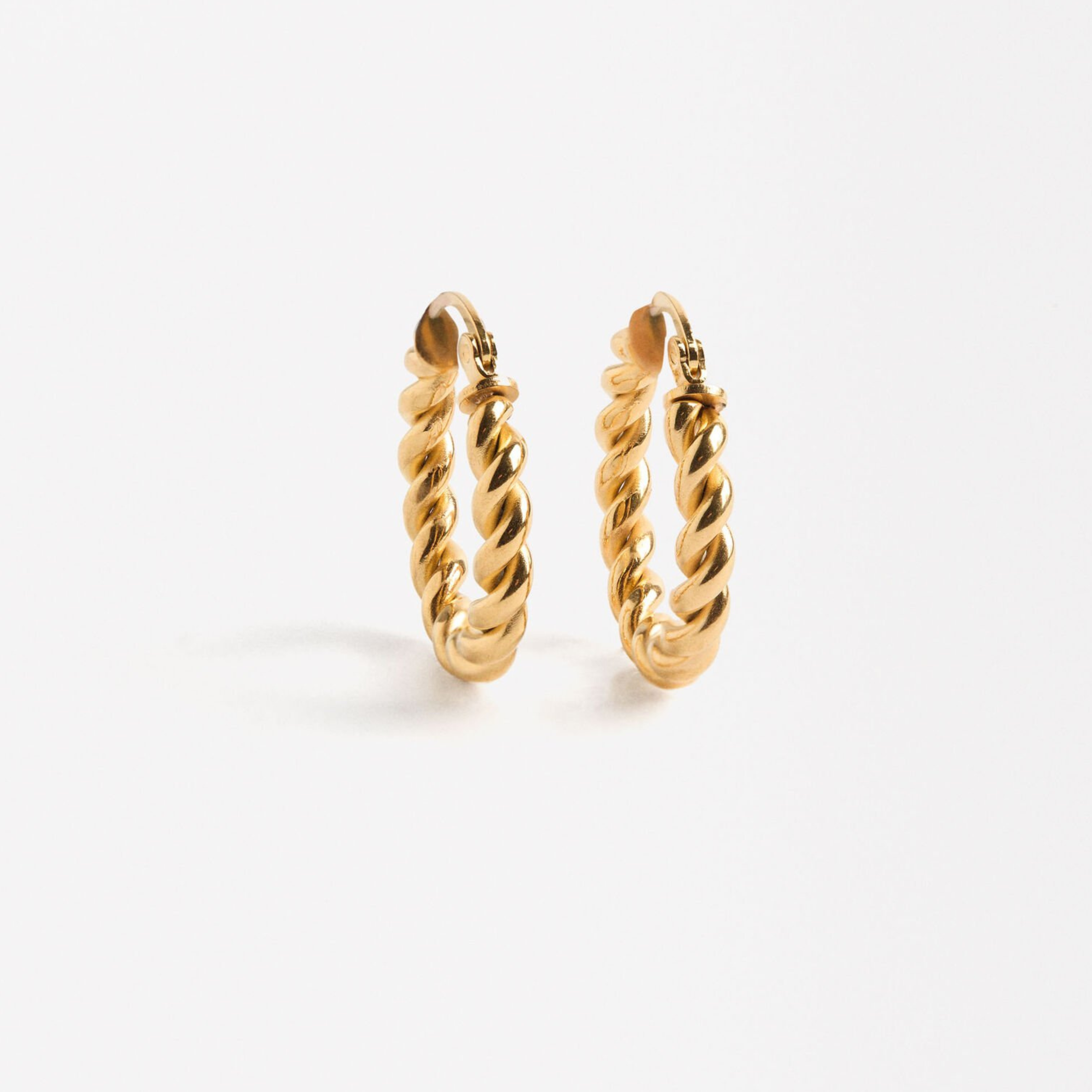Boucles d'Oreilles Triple Torsadé
