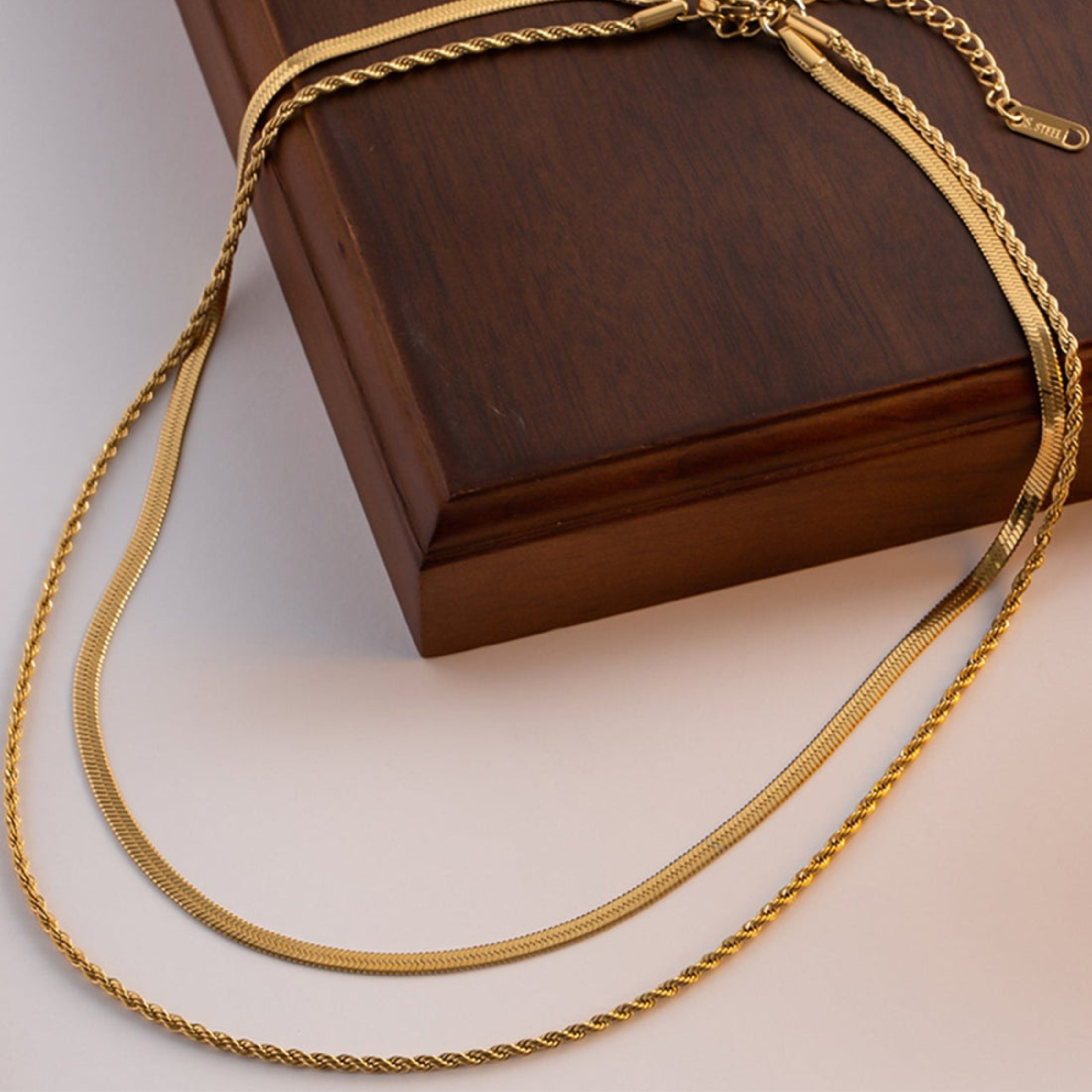 Collier Torsadé en Cristal "Sandy"