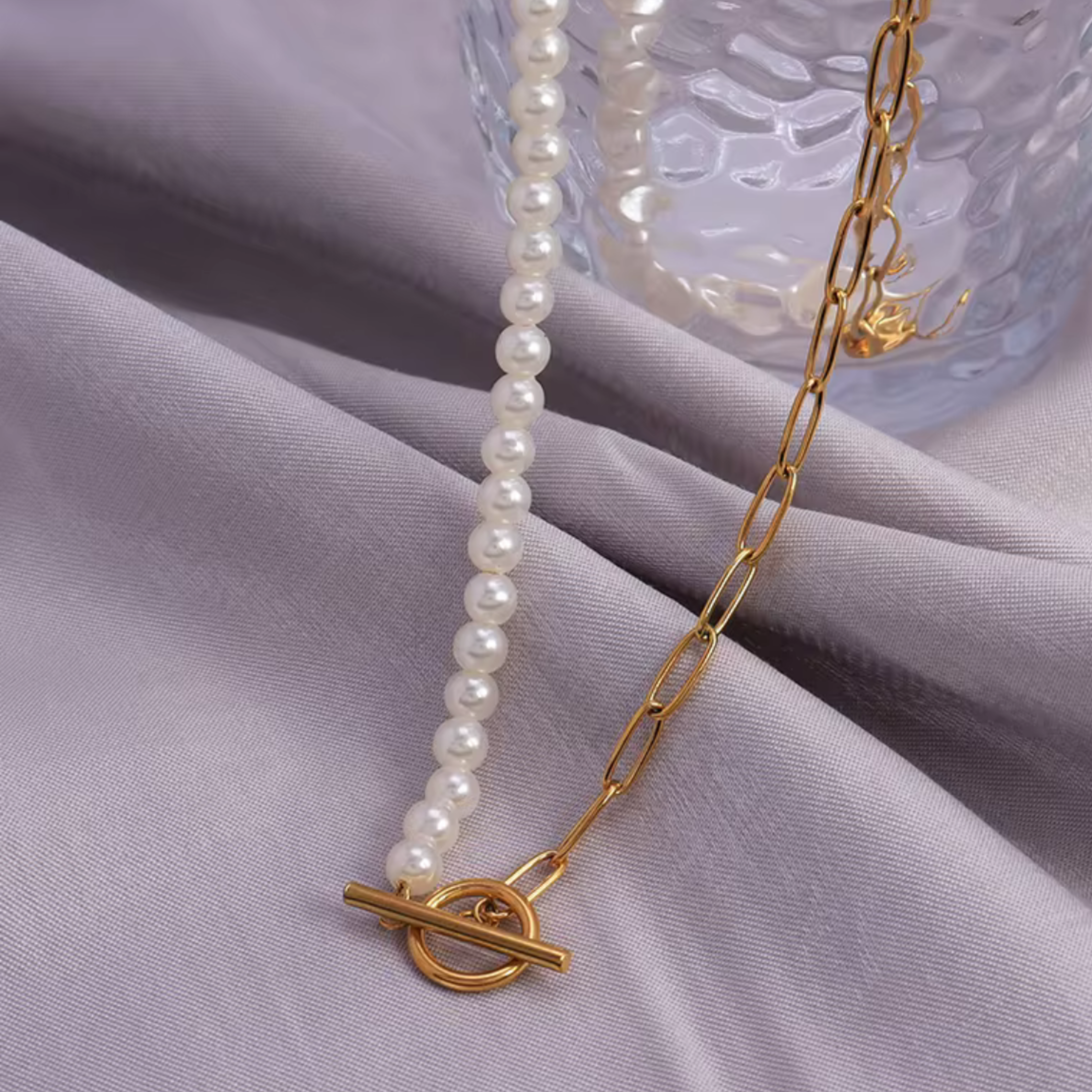 Collier Perles & Chaine