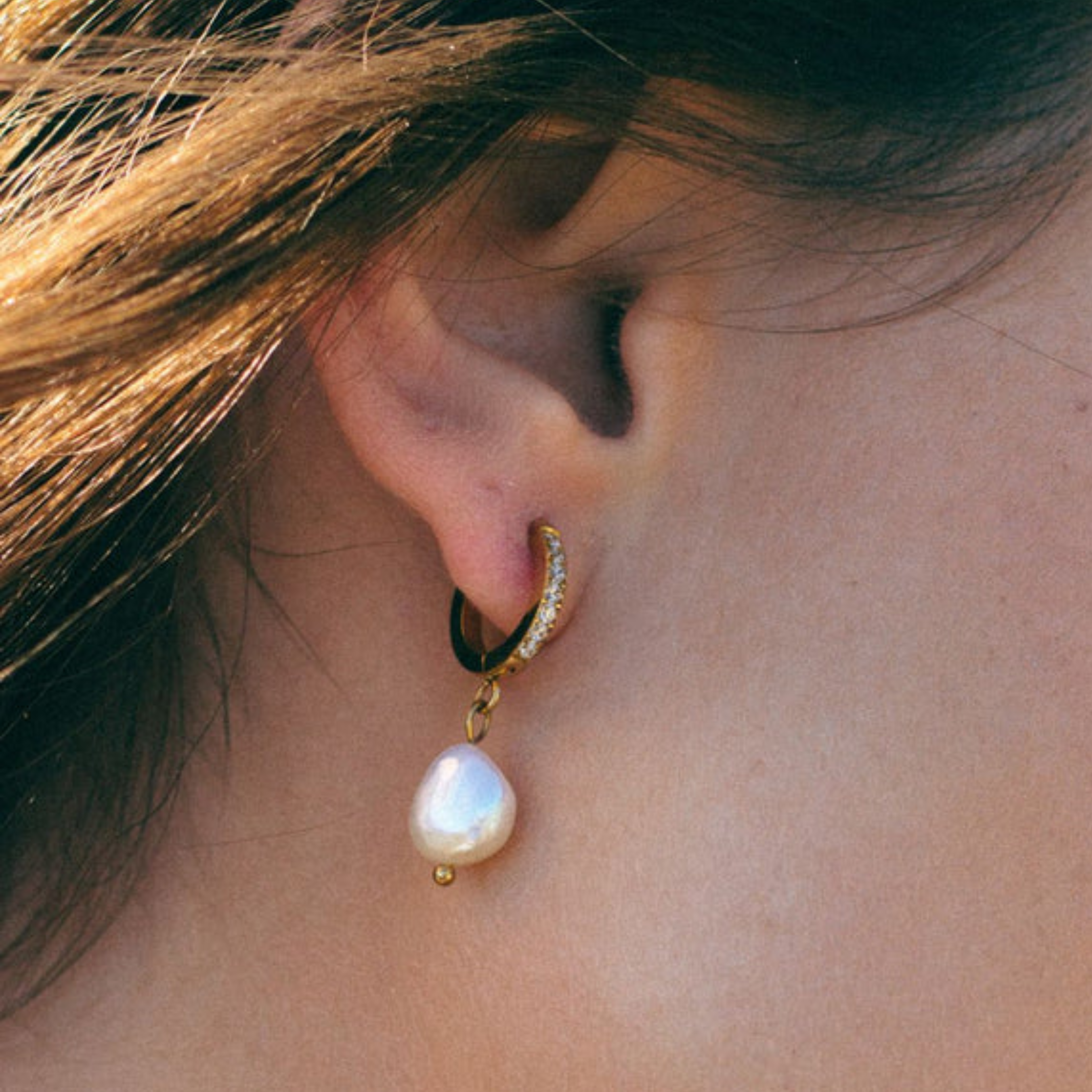 Boucles d'Oreilles Perle Charmante