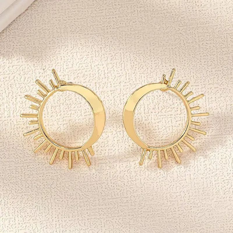 Mystical Sun and Moon Earrings