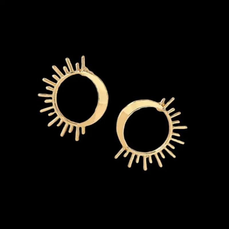 Mystical Sun and Moon Earrings