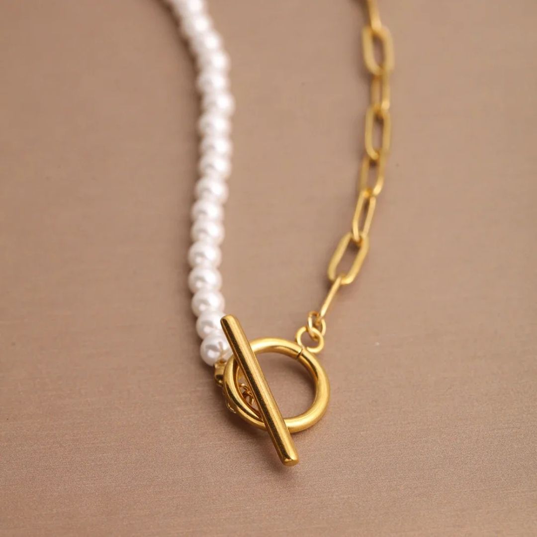 Collier Perles & Chaine