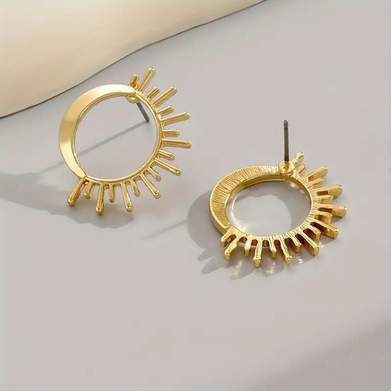 Mystical Sun and Moon Earrings