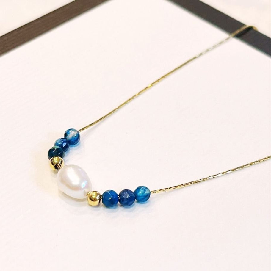 Pendentif Perle "Saphira"