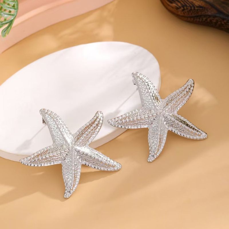 Grande Boucle d'Oreille Étoile de Mer