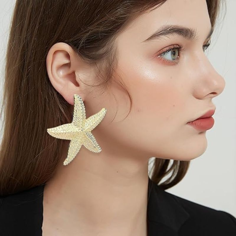 Grande Boucle d'Oreille Étoile de Mer