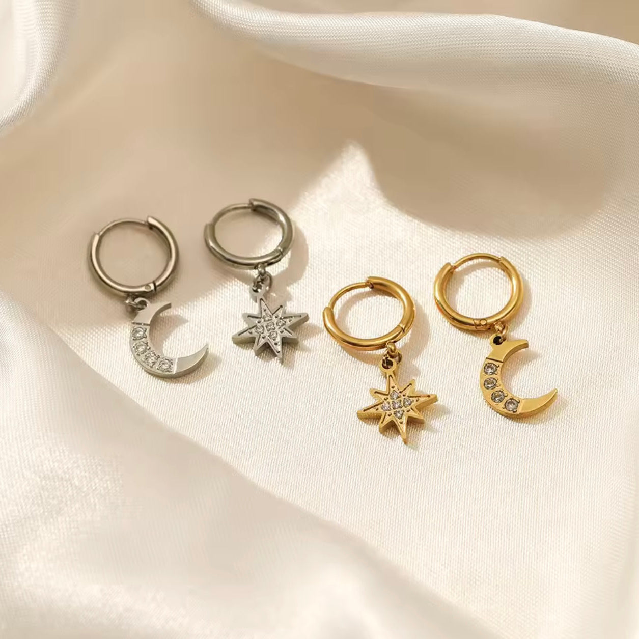 Boucles D'oreilles Créoles Minimalistes