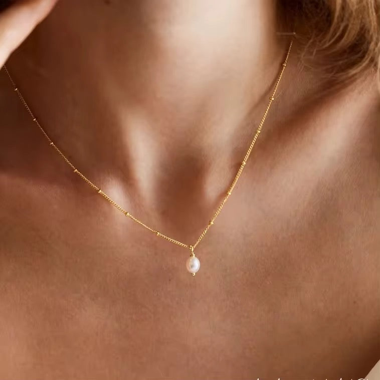 Collier Tour de cou à Perle "Ilha"