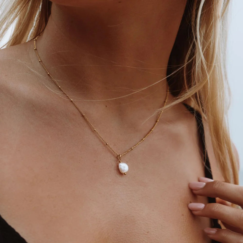 Collier Tour de cou à Perle "Ilha"