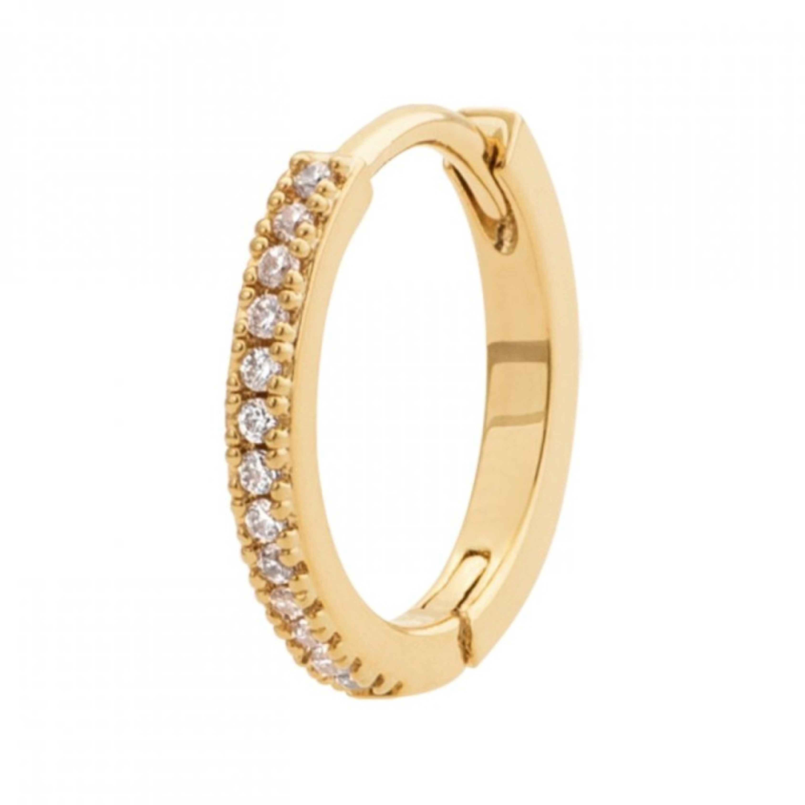 Mini Boucle d'oreille avec Diamant