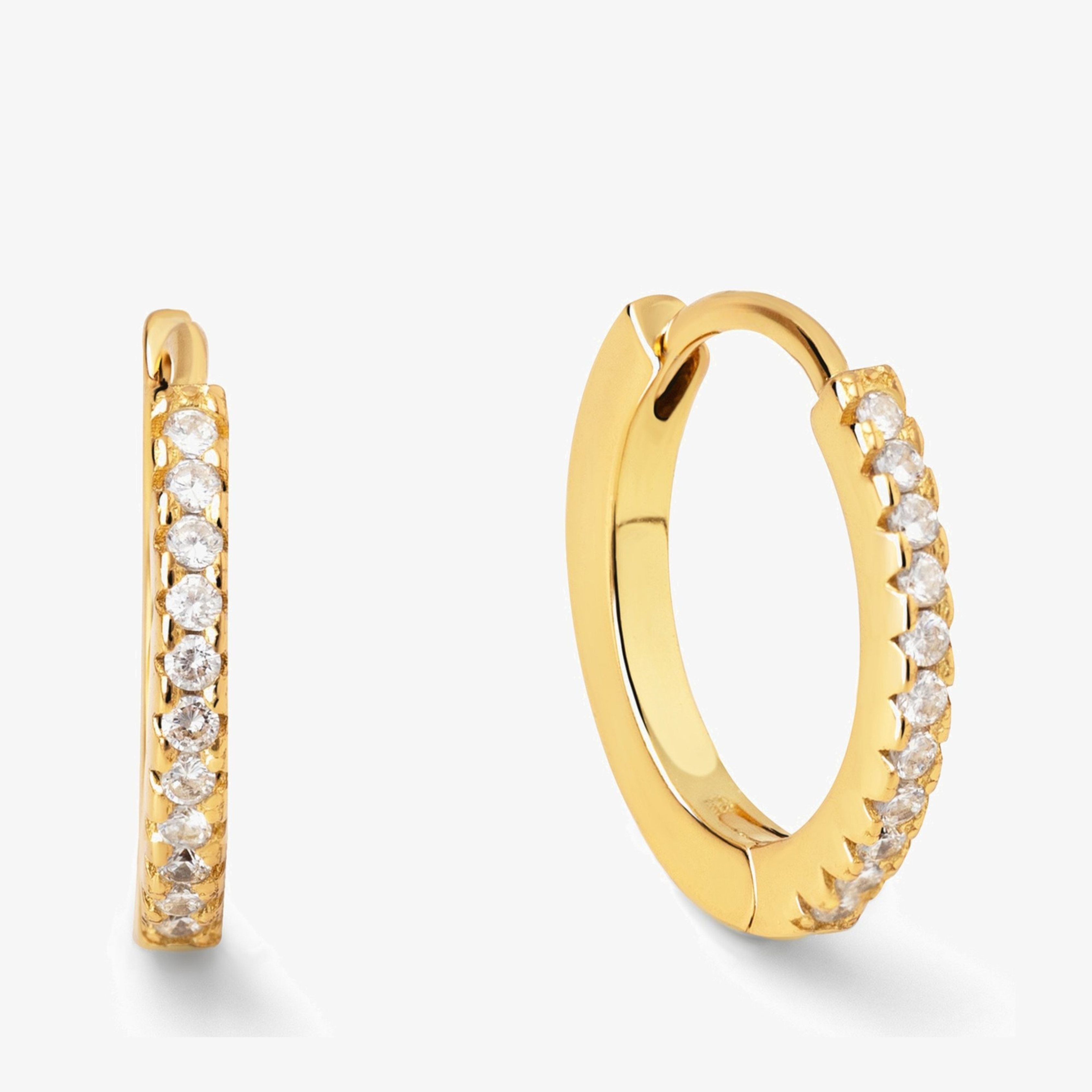 Mini Boucle d'oreille avec Diamant