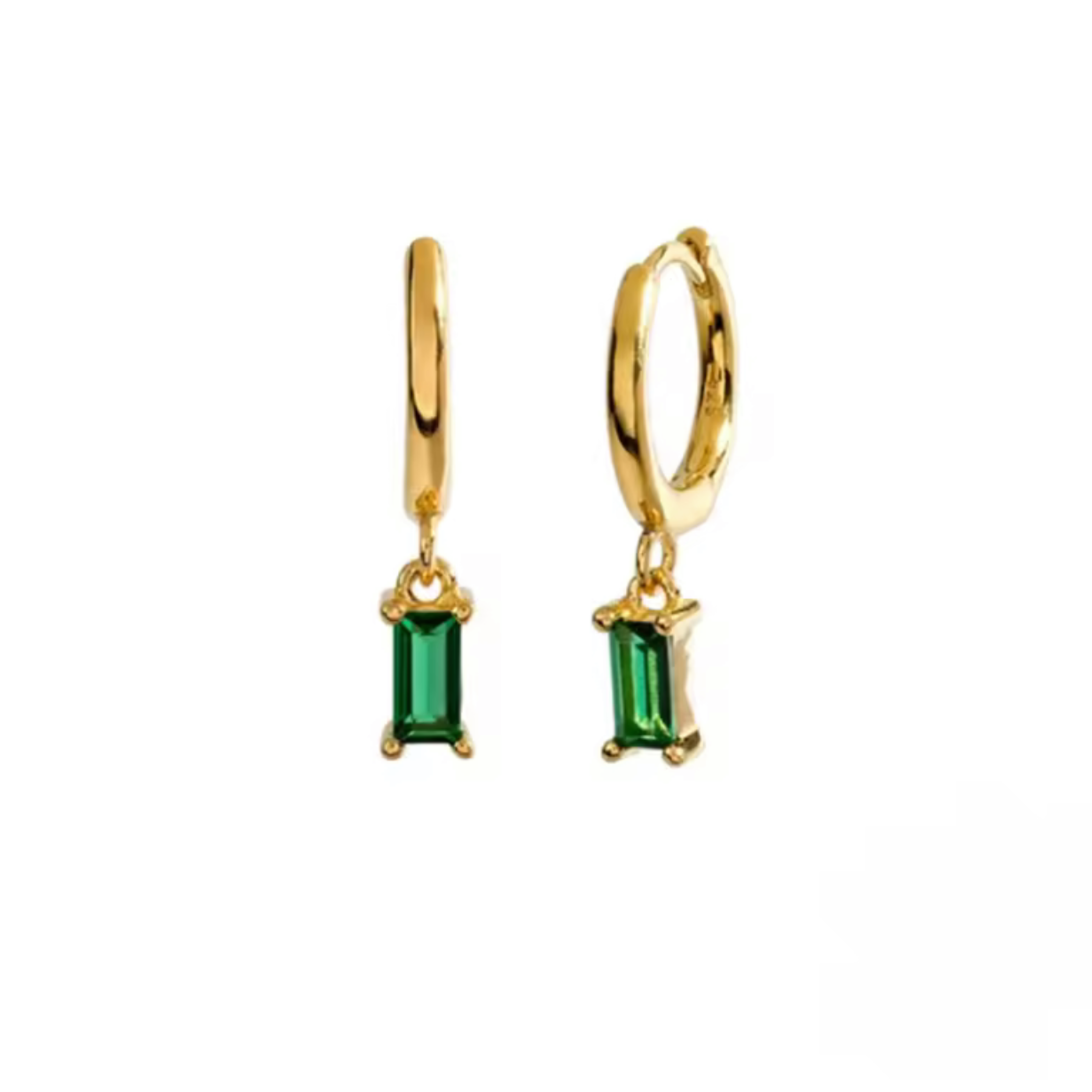 Boucle d'Oreille Goutte de Cristal