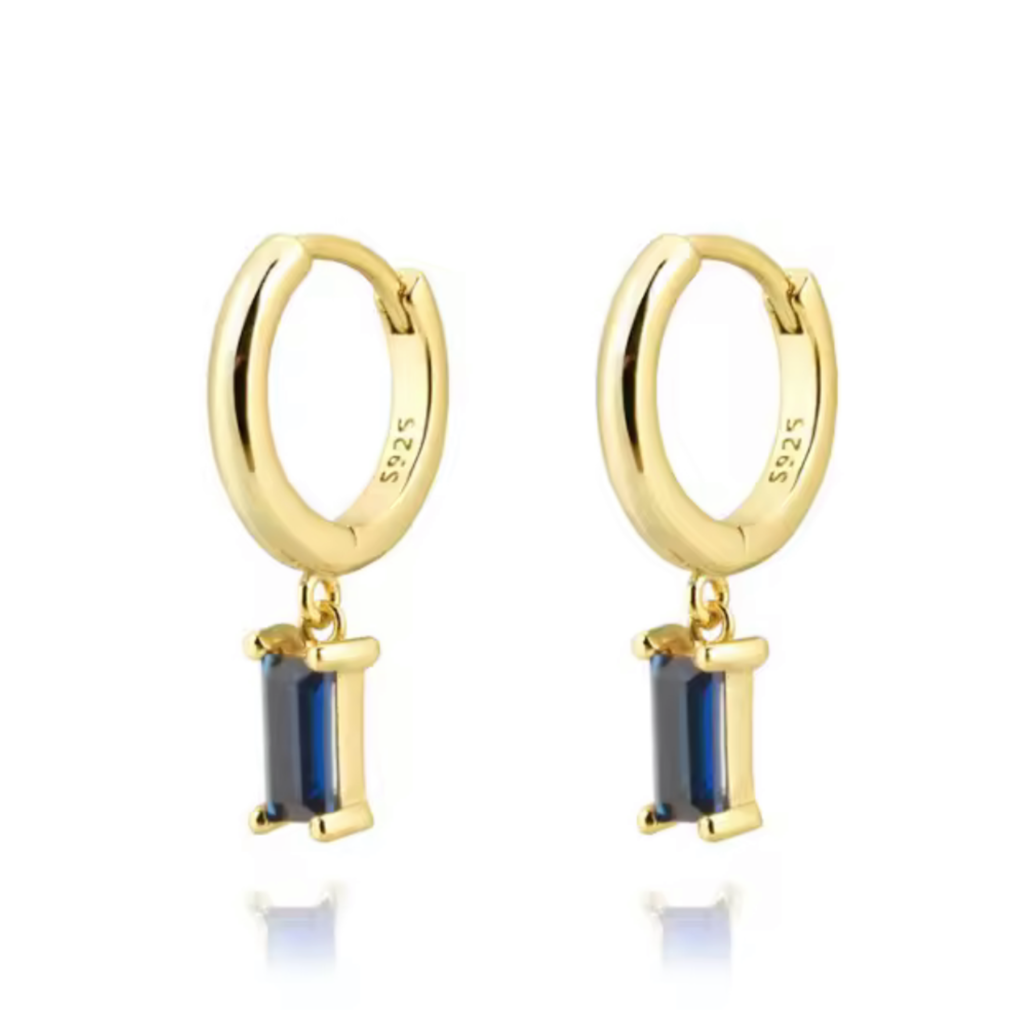 Boucle d'Oreille Goutte de Cristal