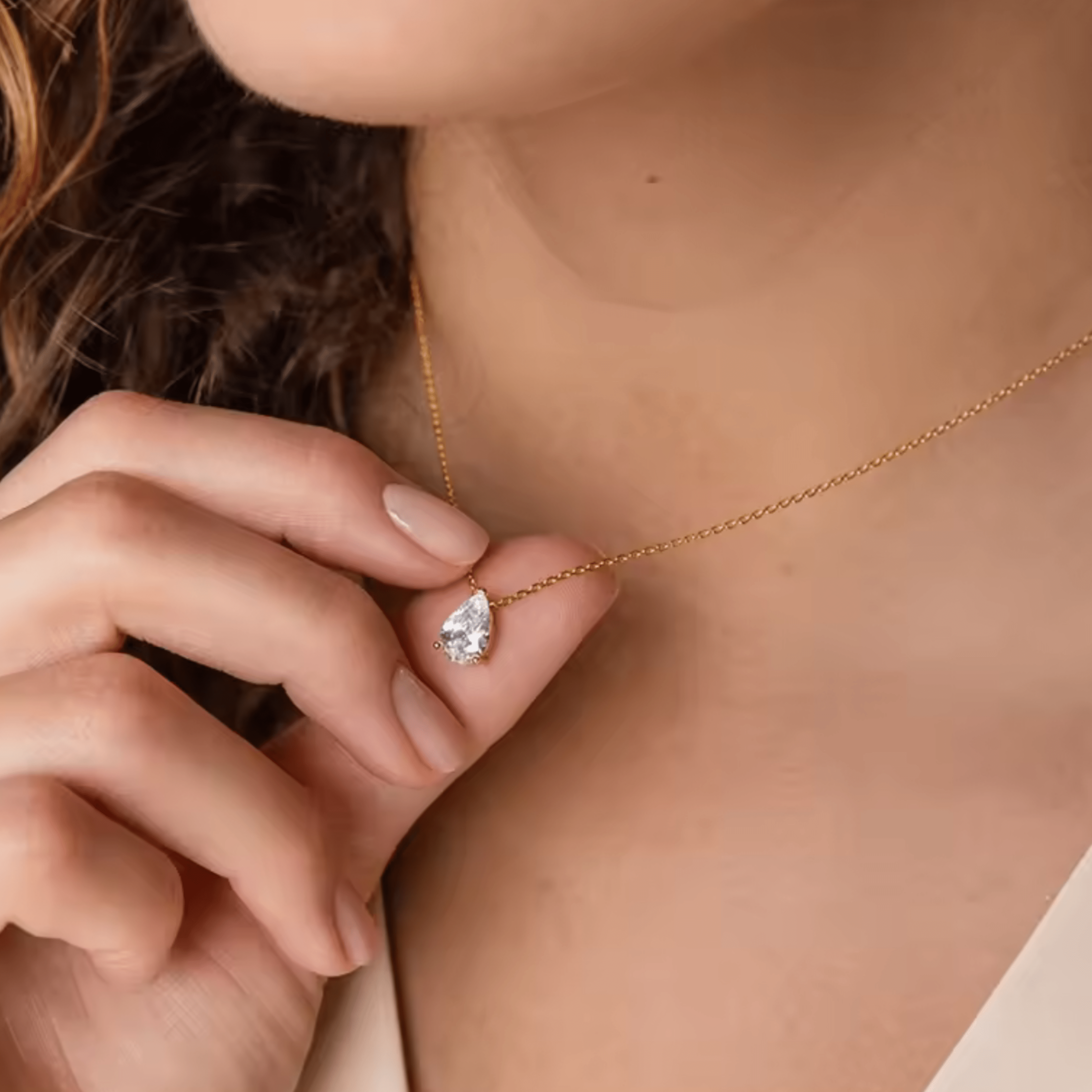 Collier Double Diamant