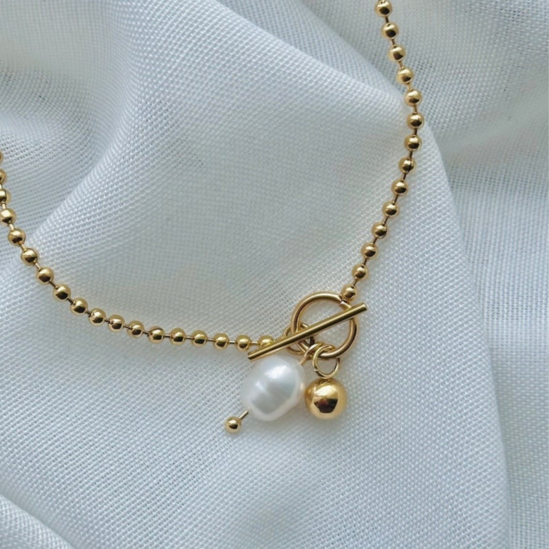 Collier Perle D'eau Douce "Rhodes"