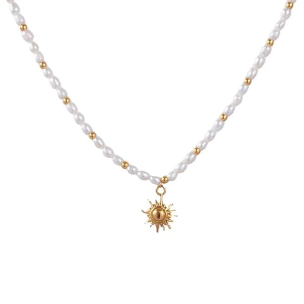 Collier Perles Biarritz "Sol"