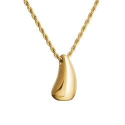 Collier Pendentif Goutte D'Or