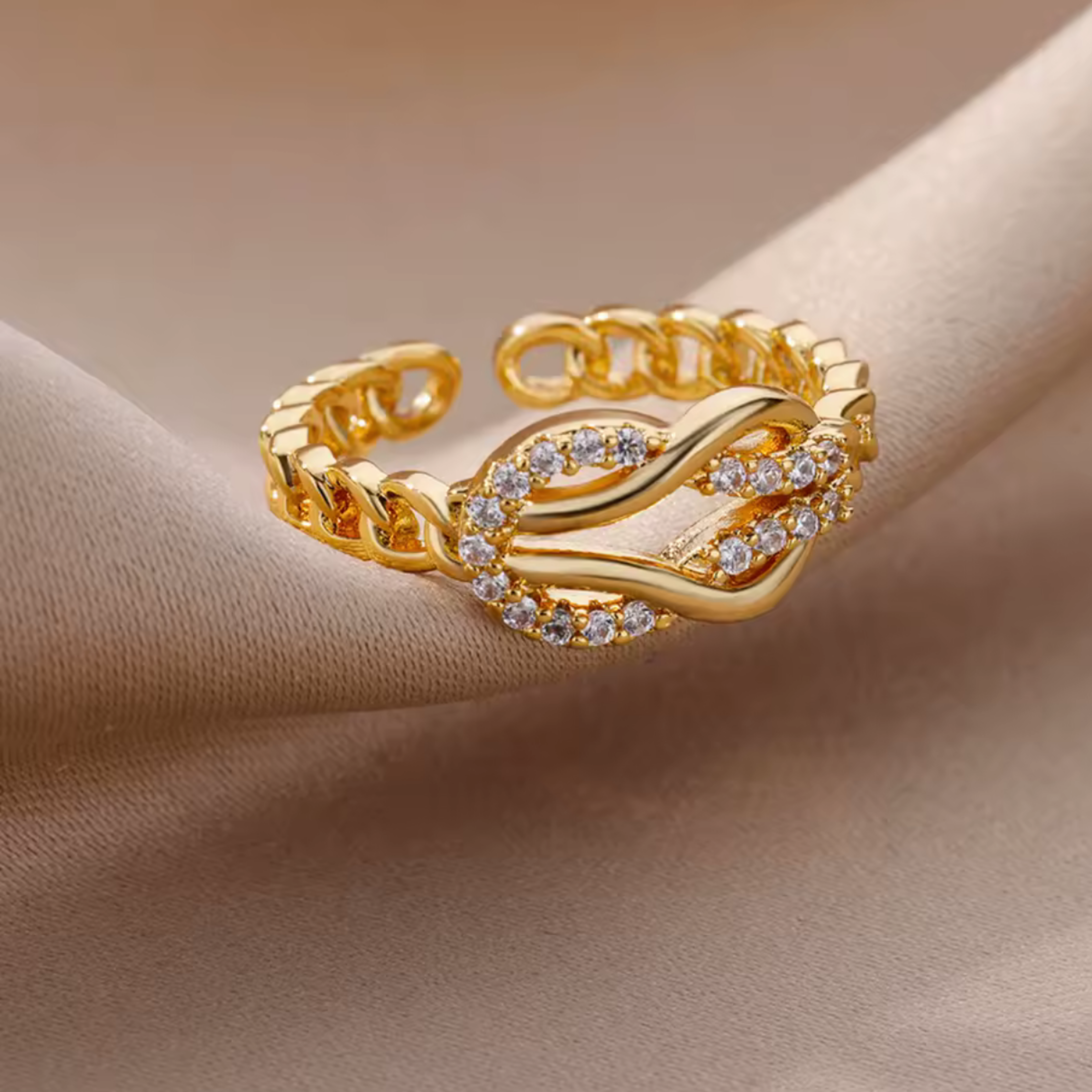 Bague Torsadée Infinie