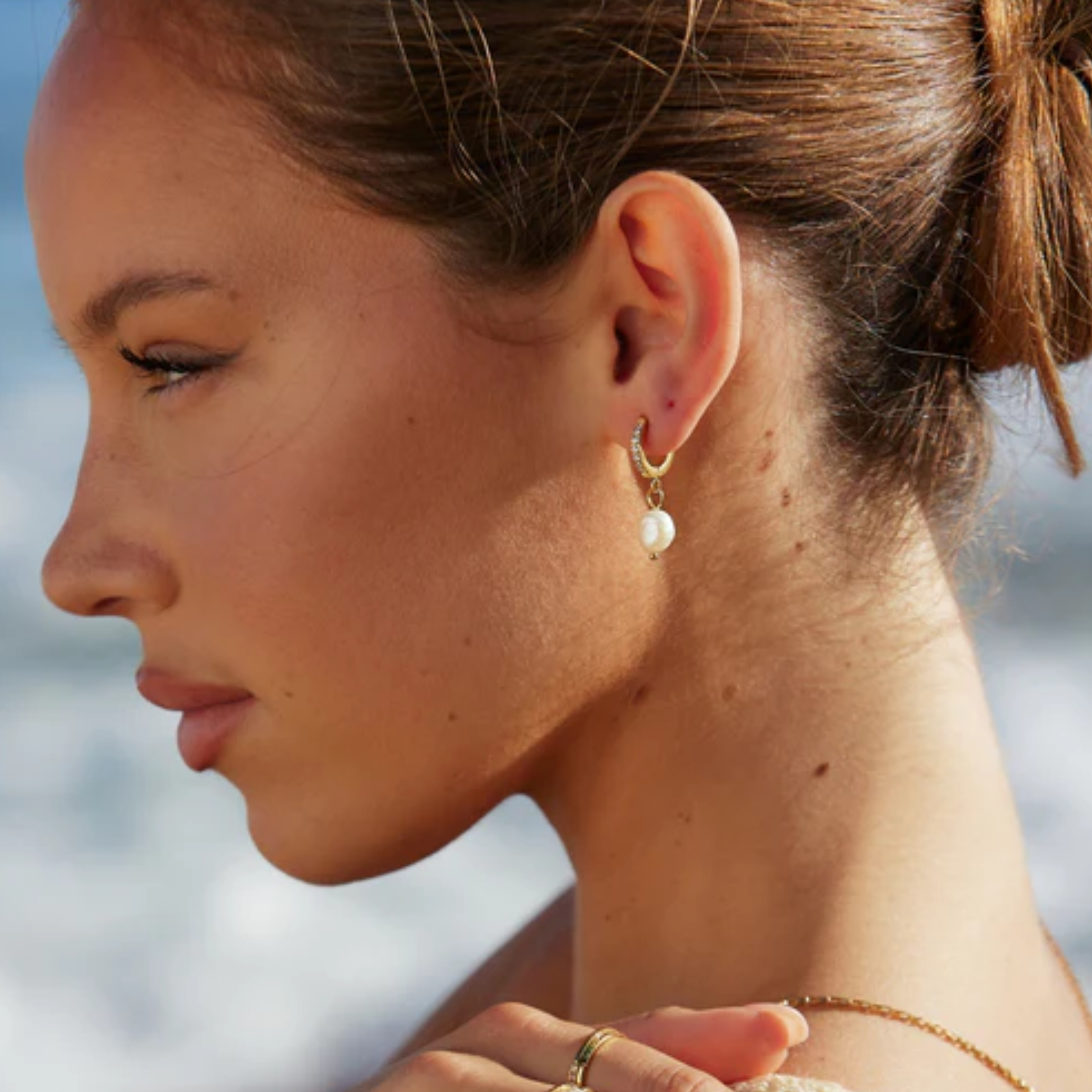 Boucles d'Oreilles Perle Charmante