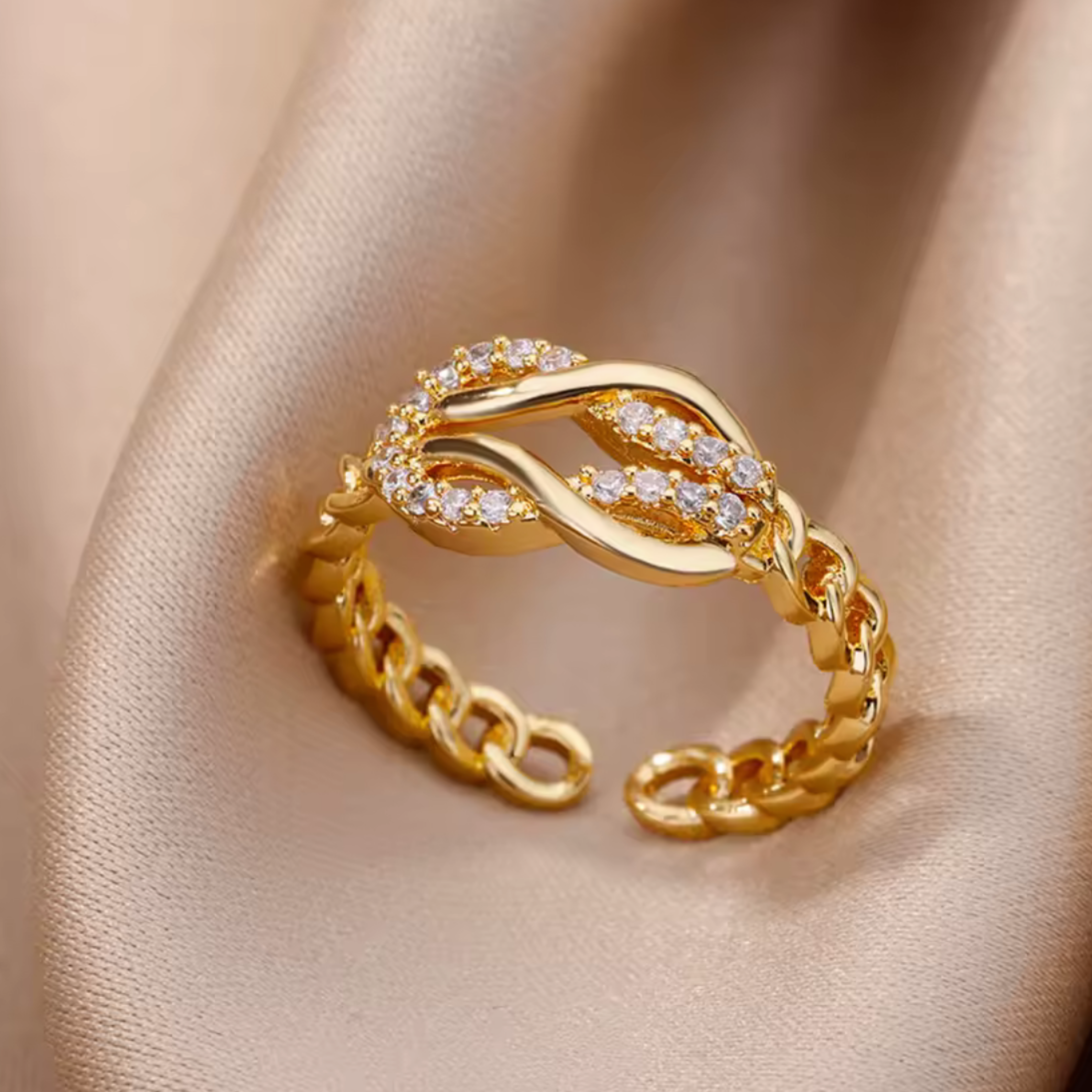 Bague Torsadée Infinie
