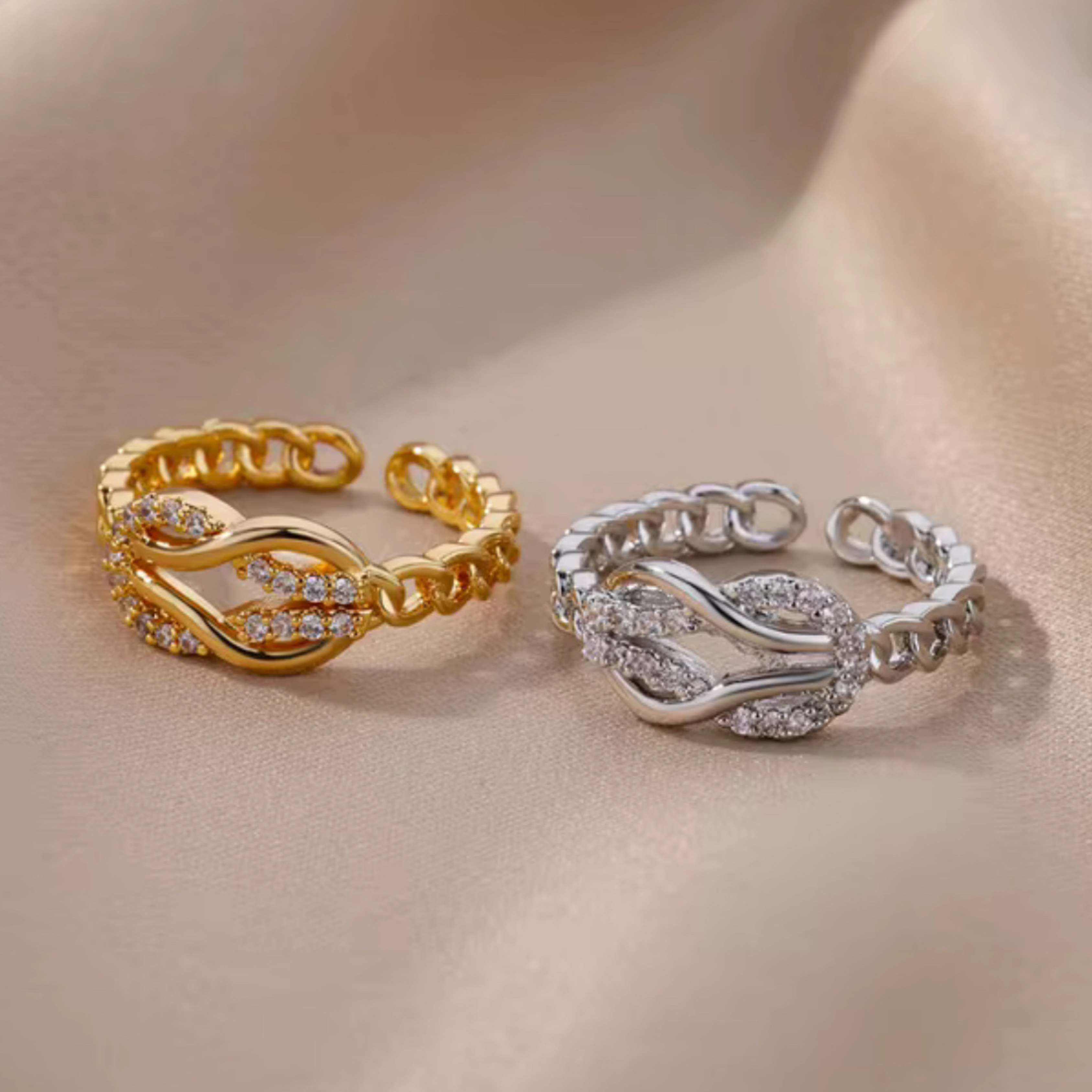 Bague Torsadée Infinie