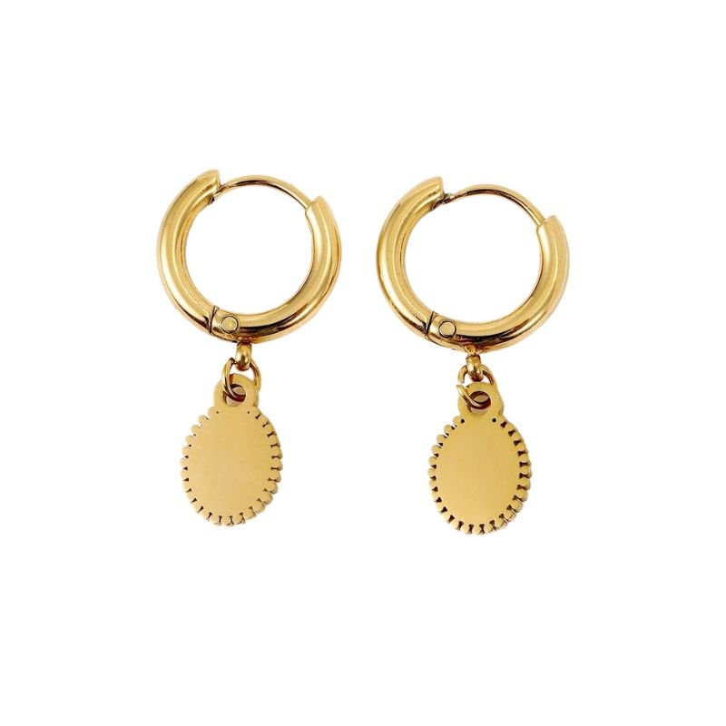 Boucles d'Oreilles Soleil Minimaliste
