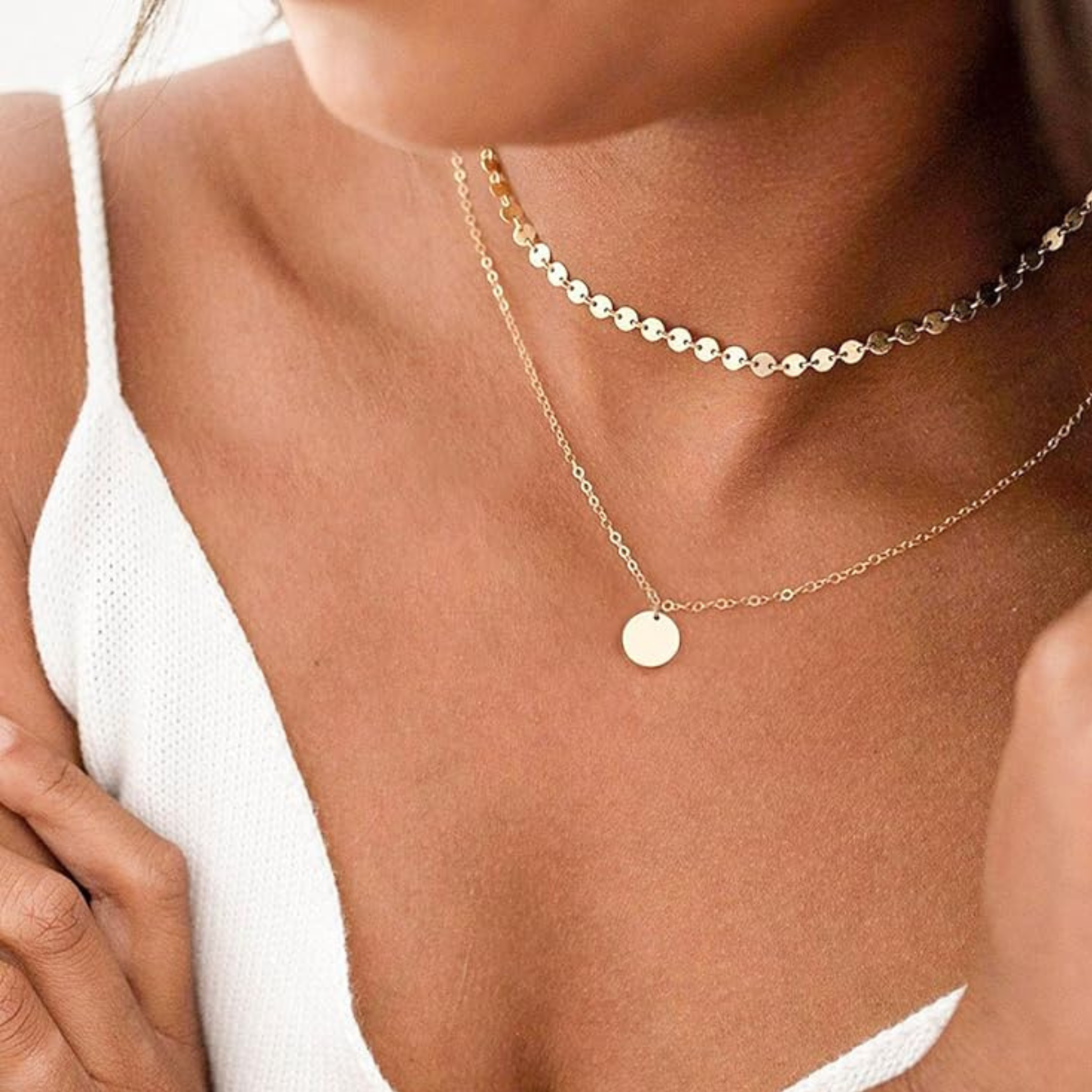 Collier Double  "Oasis"