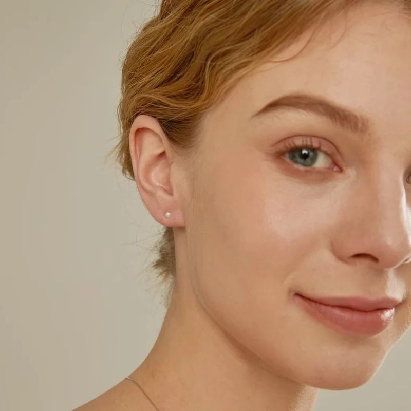 Boucles d'Oreilles Petites Perles d'Eau Douce