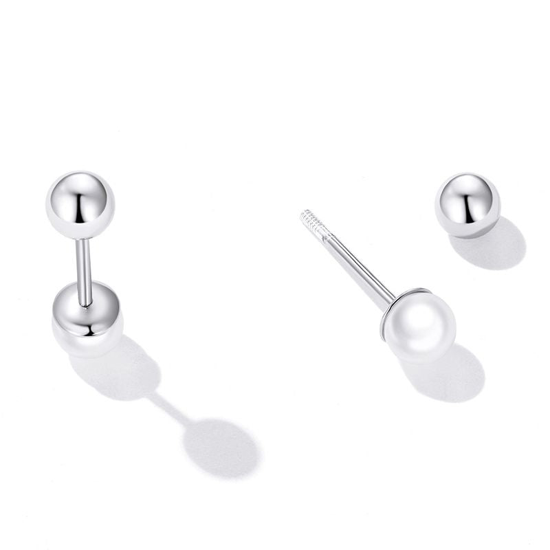 Boucles d'Oreilles Petites Perles d'Eau Douce