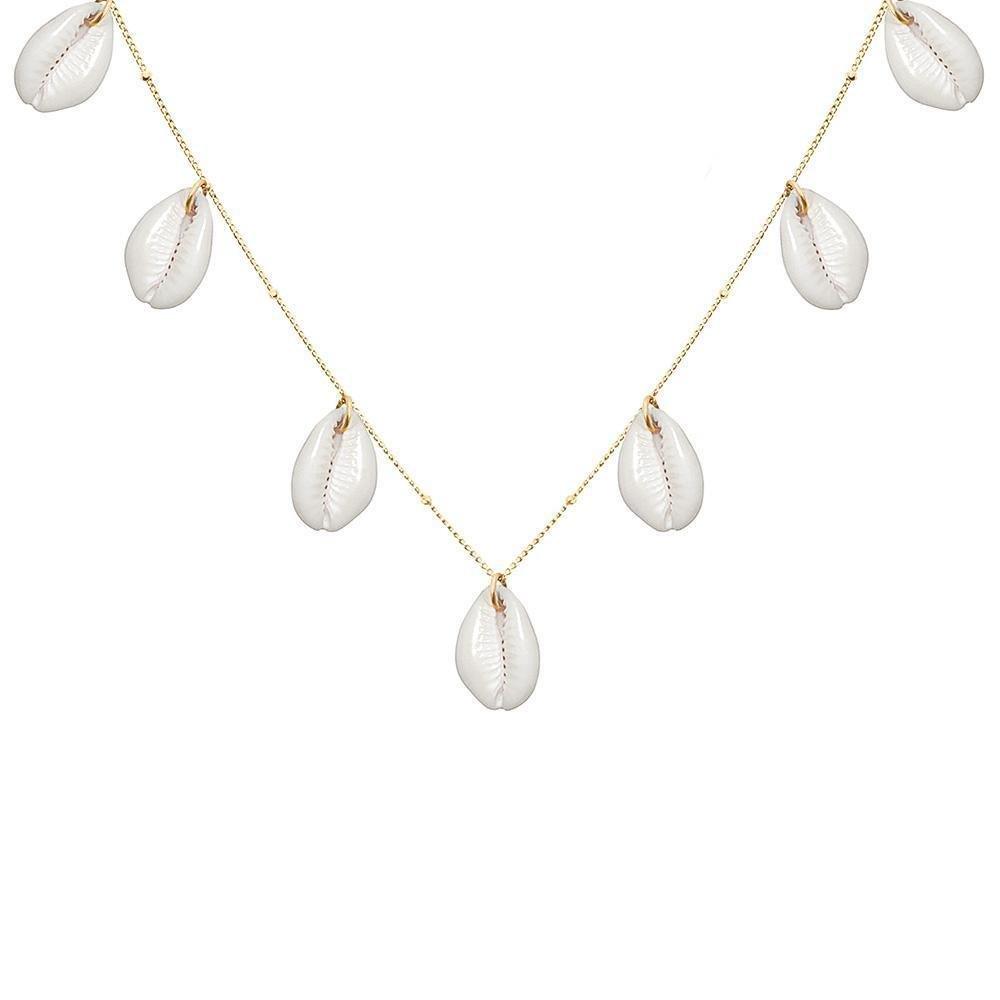 Collier Choker Cowrie - Elleza