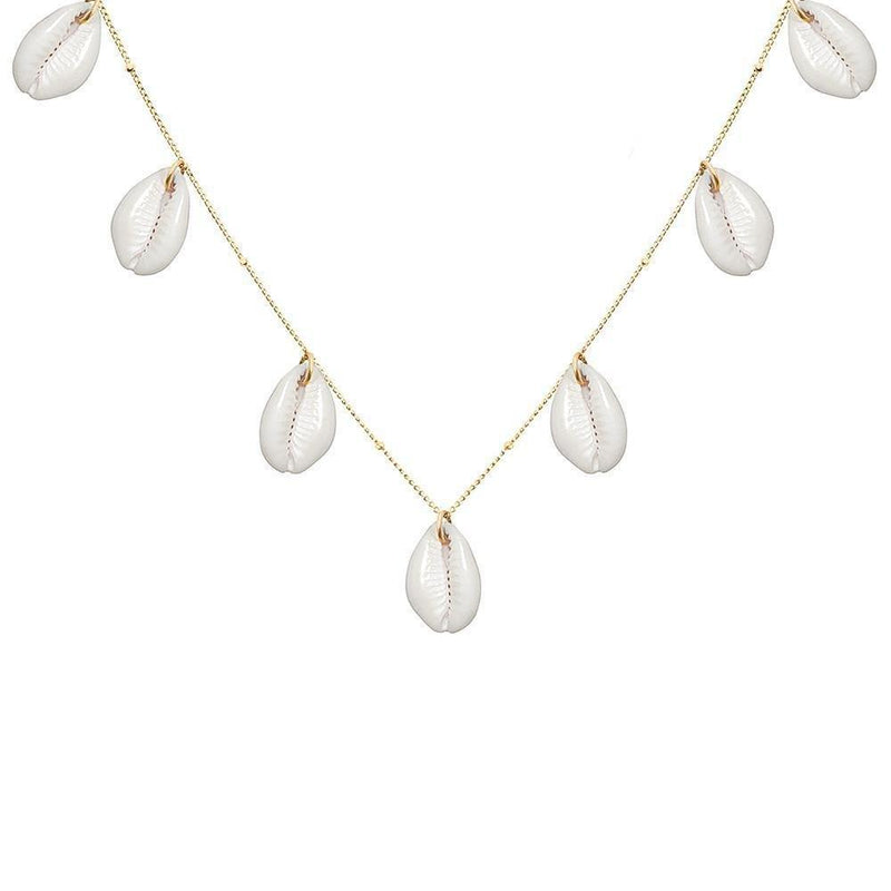 Collier Choker Cowrie - Elleza